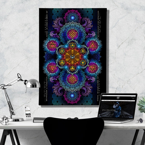 ETERNAL ALCHEMY V2 • YANTRART • Limited Edition • Canvas Wrap Canvas 