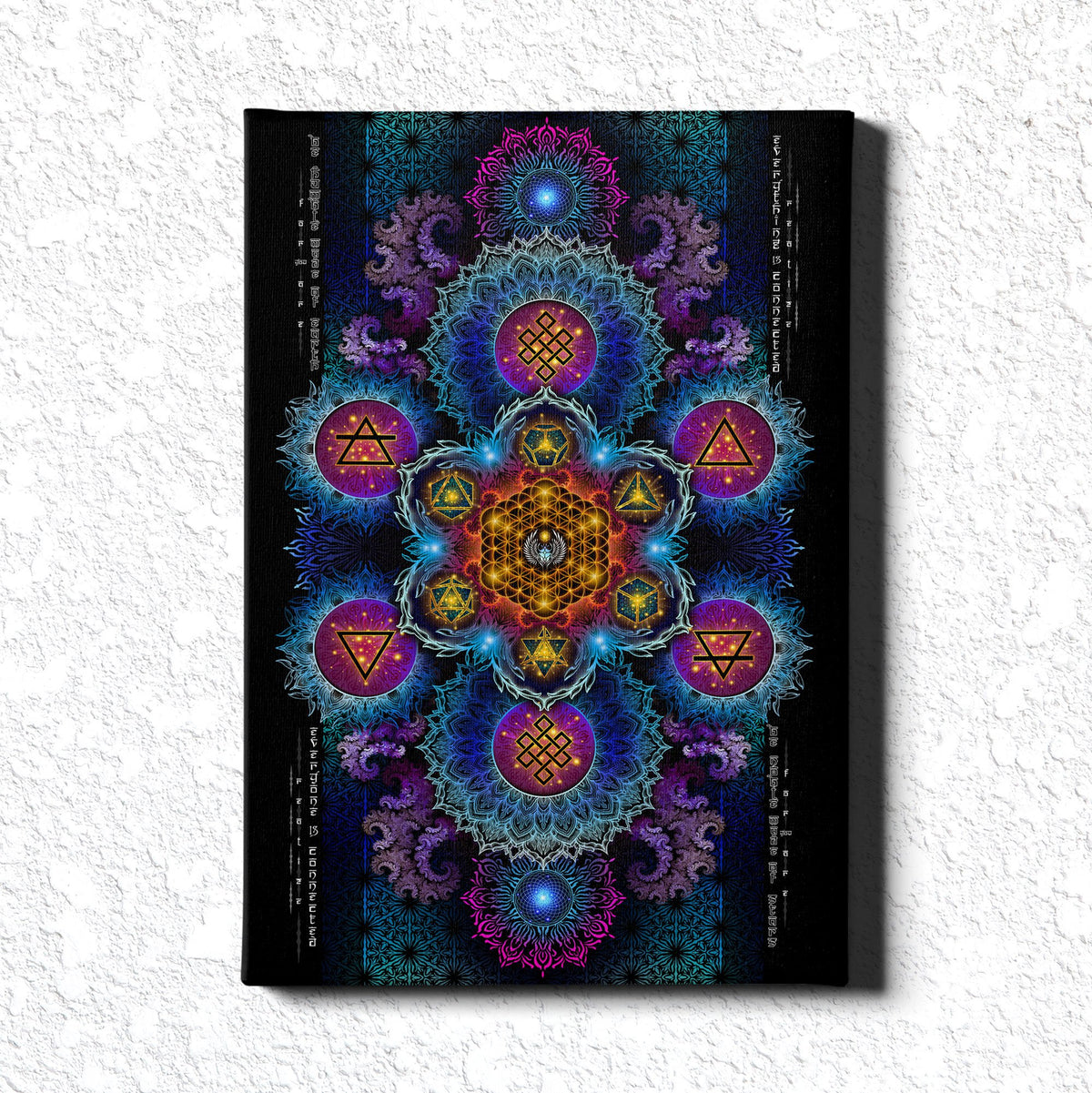 ETERNAL ALCHEMY V2 • YANTRART • Limited Edition • Canvas Wrap Canvas 