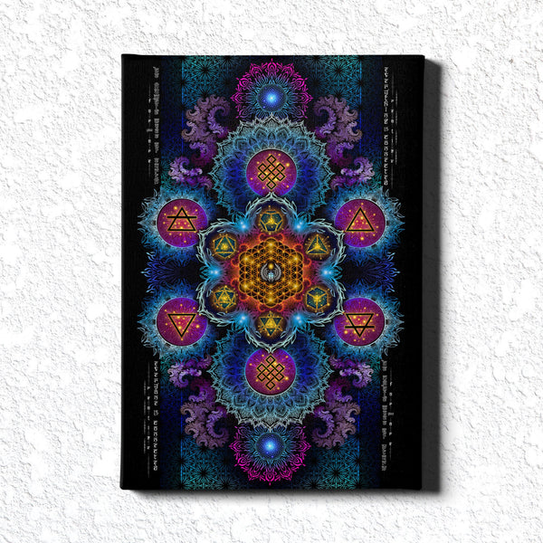 ETERNAL ALCHEMY V2 • YANTRART • Limited Edition • Canvas Wrap Canvas 