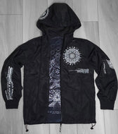 LOTUS THRONE • GLENN THOMSON COLLAB • Waterproof Zip-Up Windbreaker Windbreaker 