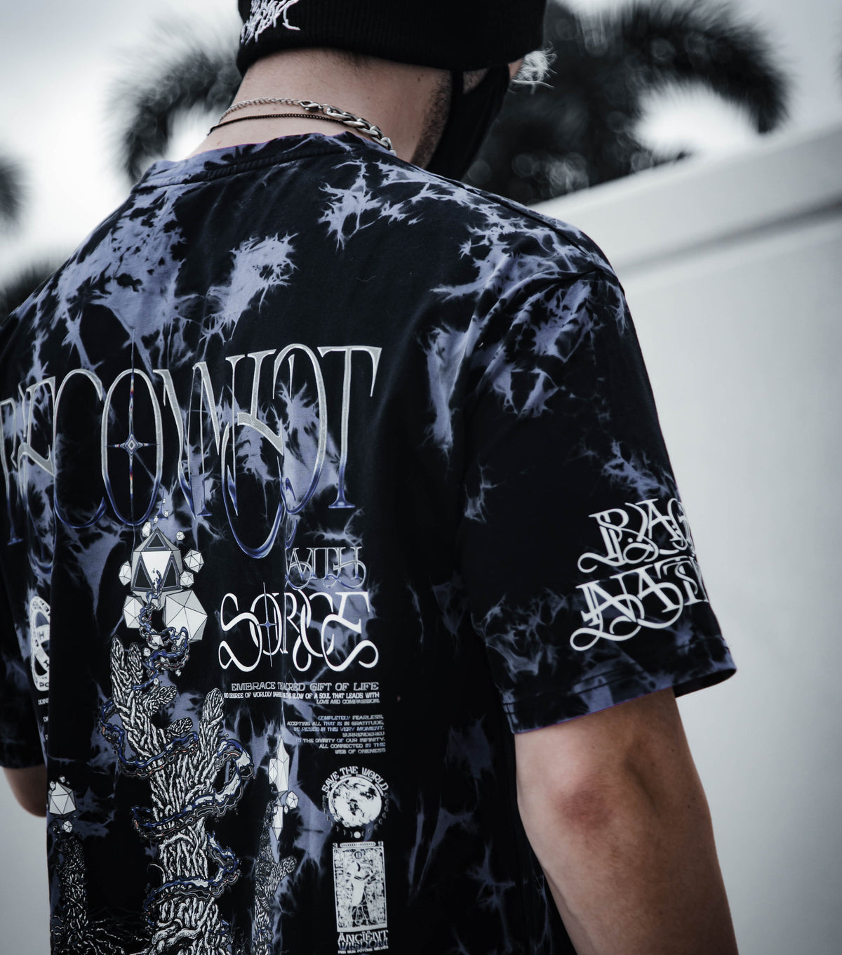 RECONNECT WITH SOURCE ✦ YANTRART x RAGE NATION ✦ Premium T-Shirt T-Shirt 