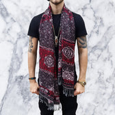 DIVINITY • Ruby • Geometric Festival Shawl Shawls 