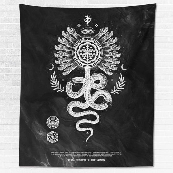 SERPENT INVOCATION • GLENN THOMSON • Limited Edition Wall Tapestry Tapestry 