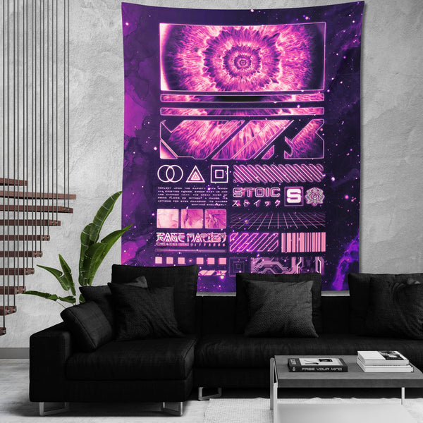 ENDLESS SHIFT V2 • STOIC DIGITAL • Wall Tapestry Tapestry 