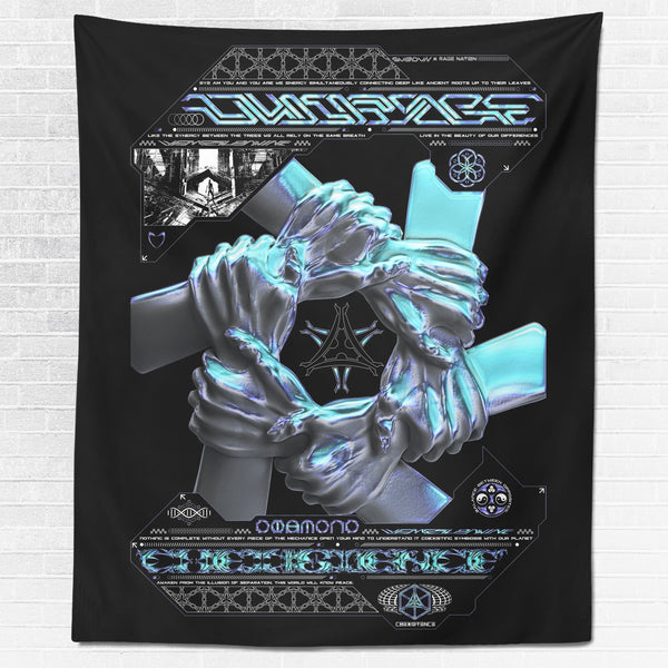 COEXIST V2 • SVBDVN x RAGE NATION • Wall Tapestry Tapestry 