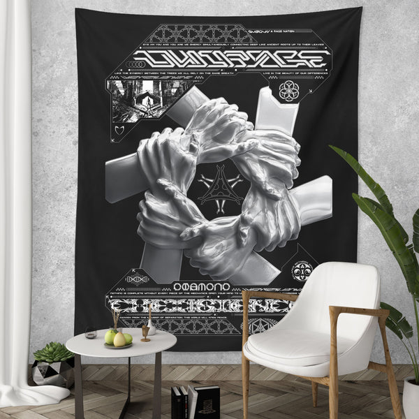 COEXIST V1 • SVBDVN • RAGE NATION • Wall Tapestry Tapestry 