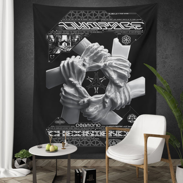 COEXIST V1 • SVBDVN • RAGE NATION • Wall Tapestry Tapestry 