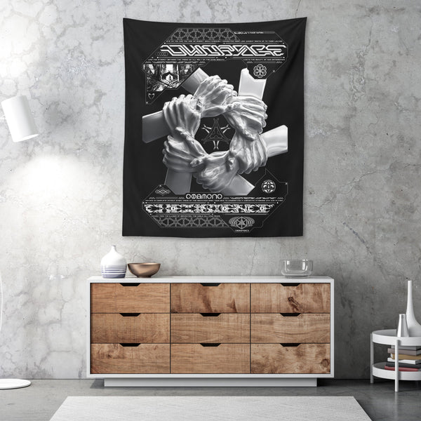 COEXIST V1 • SVBDVN • RAGE NATION • Wall Tapestry Tapestry 