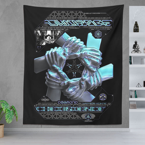 COEXIST V2 • SVBDVN x RAGE NATION • Wall Tapestry Tapestry 