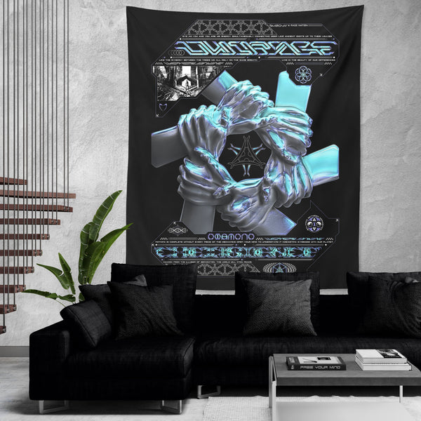 COEXIST V2 • SVBDVN x RAGE NATION • Wall Tapestry Tapestry 