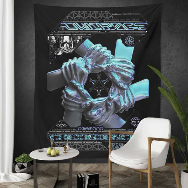 COEXIST V2 • SVBDVN x RAGE NATION • Wall Tapestry Tapestry 