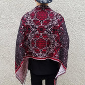 DIVINITY • Ruby • Geometric Festival Shawl Shawls 