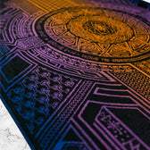 TRANSCENDENCE • SUNSET • GROKKO • Reversible Festival Shawl/Scarf Shawls 