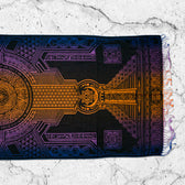 TRANSCENDENCE • SUNSET • GROKKO • Reversible Festival Shawl/Scarf Shawls 