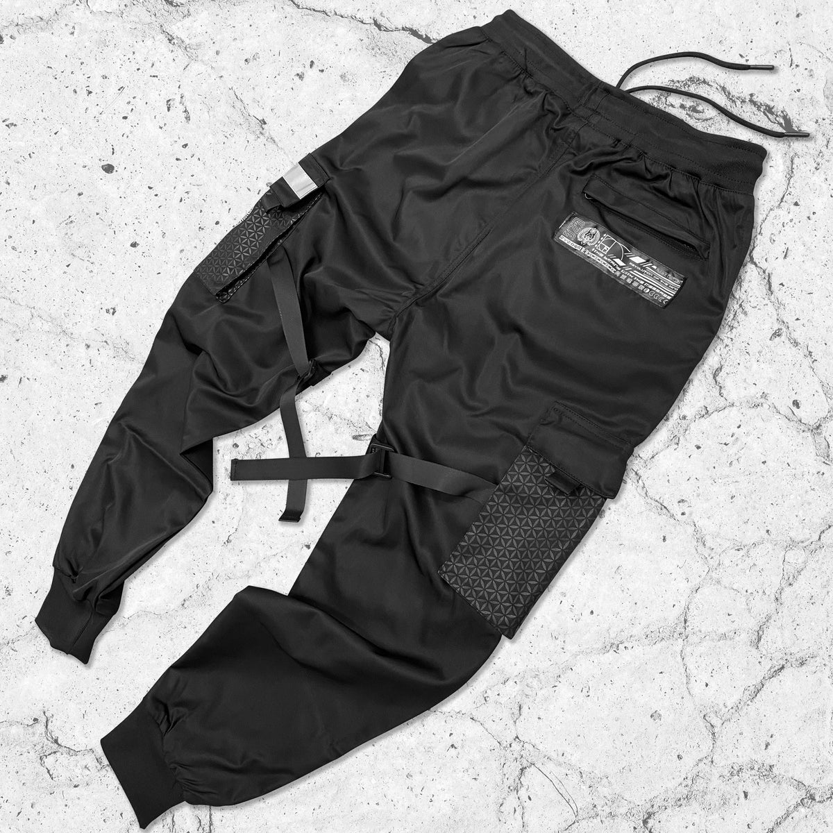COMING SOON • TH3 M3SSAG3 • DESIGN 001 • Tactical Joggers Joggers 