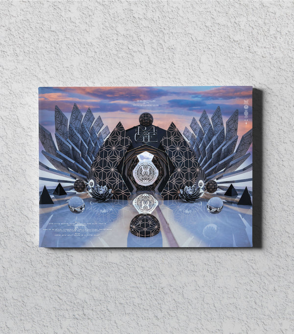 TEMPLE of PROGRESSION • Horizontal Canvas Canvas 