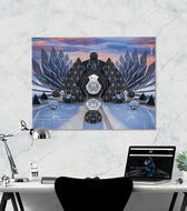 TEMPLE of PROGRESSION • Horizontal Canvas Canvas 