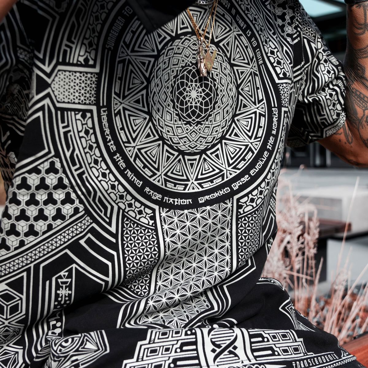TRANSCENDENCE V1 • GROKKO • All-Over Print T-shirt T-Shirt 