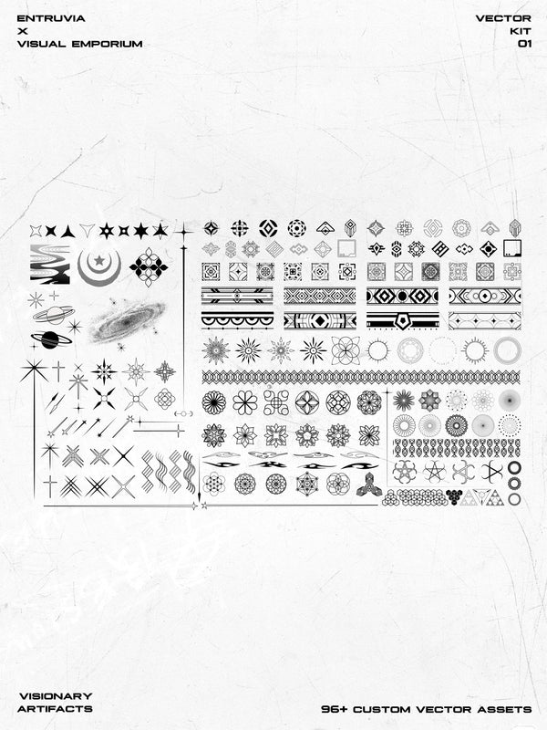 Visionary Artifacts • Premium Vector Kit • Visual Emporium x Entruvia 