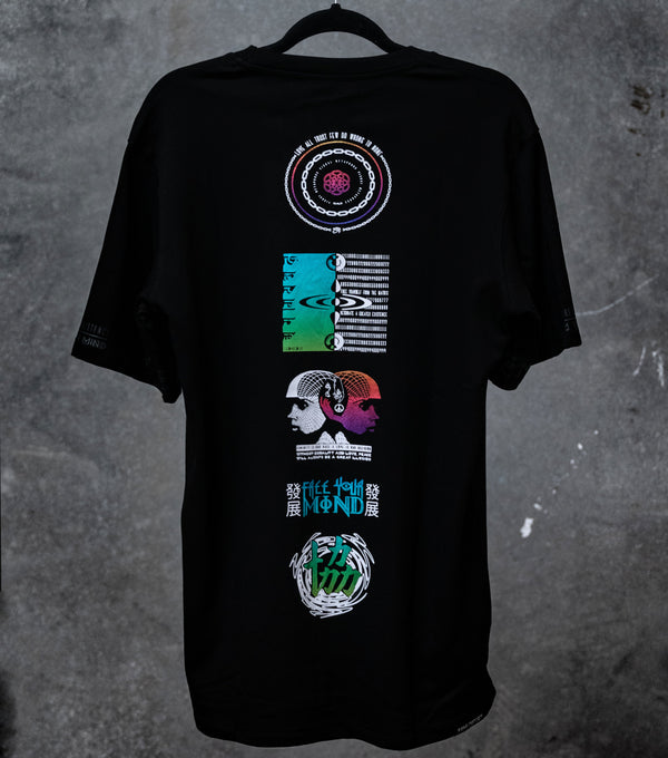 VISUAL METAPHORS • Spectrum Ink • Luxury Fabric T-Shirt T-Shirt 