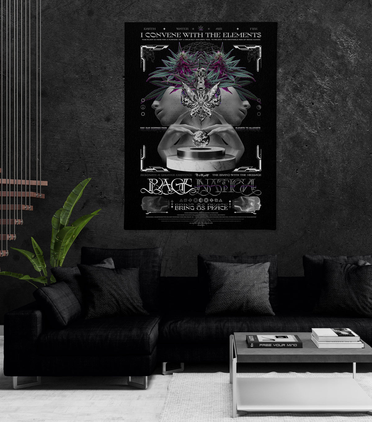 Convene With the Elements • Vertical Canvas Canvas 
