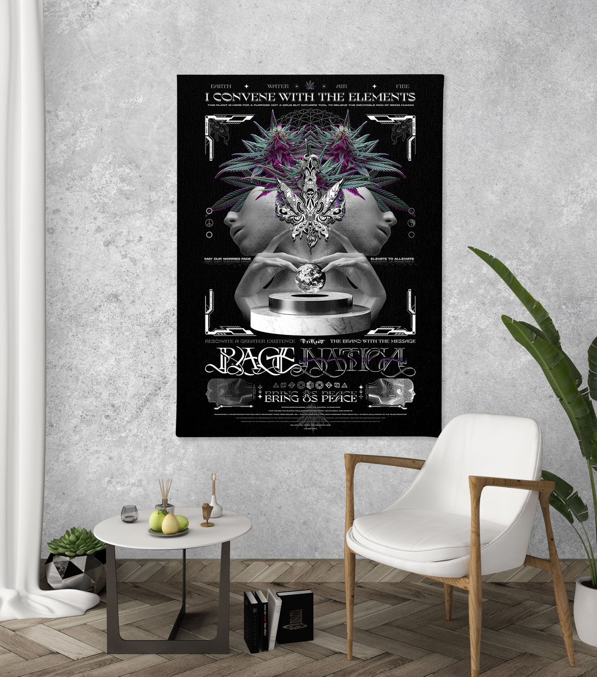 Convene With the Elements • Vertical Canvas Canvas 
