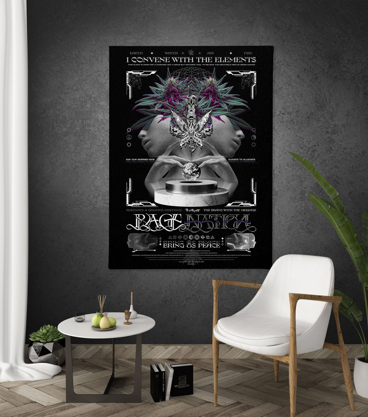 Convene With the Elements • Vertical Canvas Canvas 